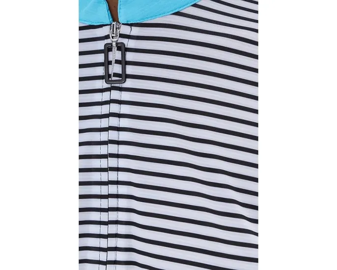 Jamie Sadock лонгслив с градиентной полосой и застежкой-молнией на четверть