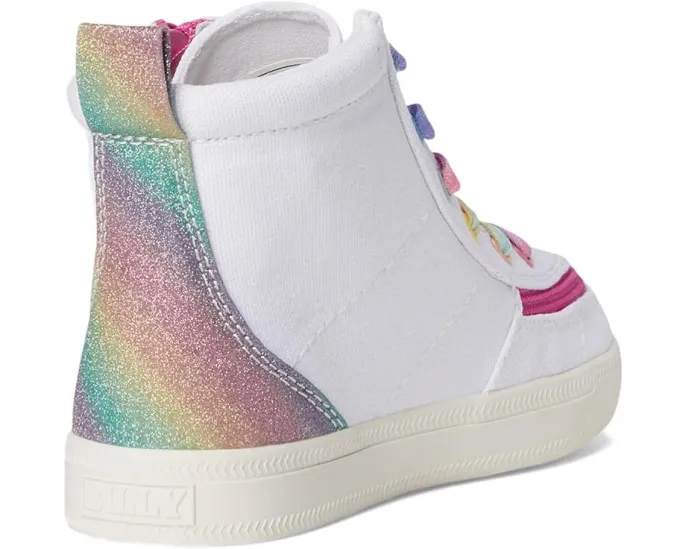 Высокие кроссовки BILLY Footwear Kids Classic Lace для малышей с застежкой-молнией по всей длине