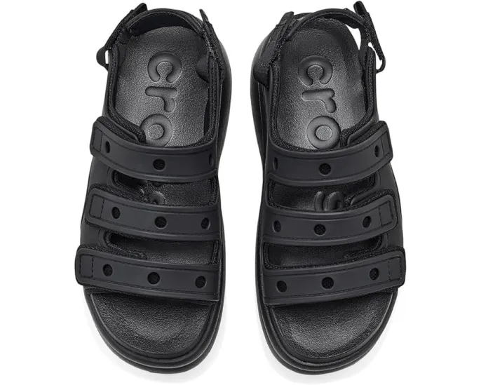 Босоножки Crocs Soho Sport Platform на платформе с тремя ремешками