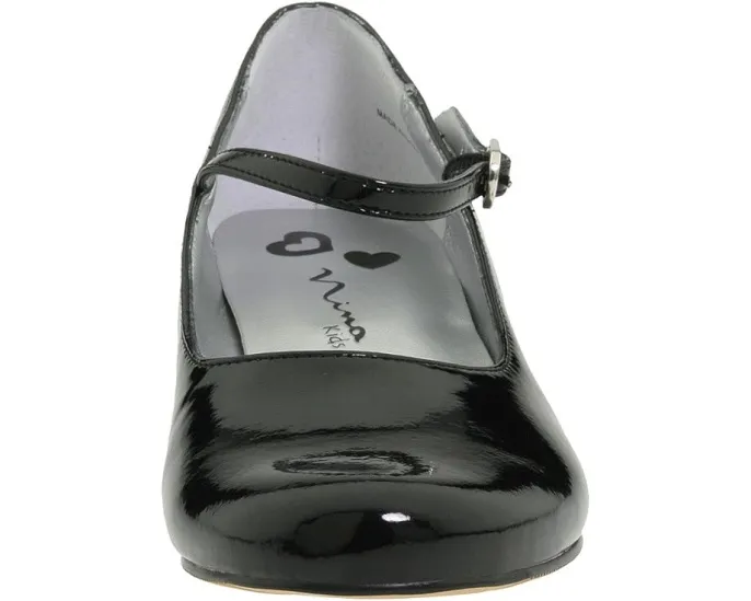 Туфли-лодочки Seeley от Nina Kids с застежкой на пряжку и небольшим каблуком