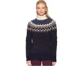 Свитер Fjällräven Övik Knit с круглым вырезом из шерсти