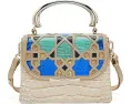 Сумка Brahmin Small Hallie с расширяющимися боками и пятью карманами