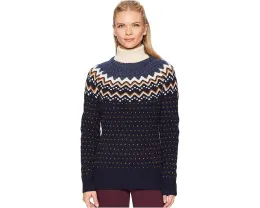 Свитер Fjällräven Övik Knit с круглым вырезом из шерсти
