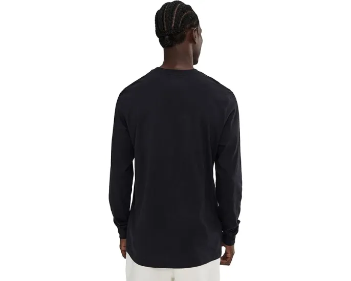 Nike футболка NSW Tee Long Sleeve Embroidered Futura Black/White