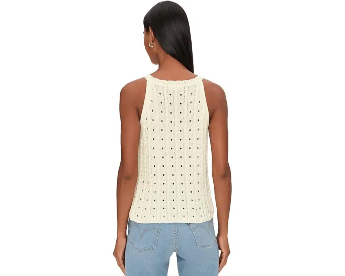 Топ Foster Sweater Tank с ажурной вязкой и планкой на пуговицах от Splendid