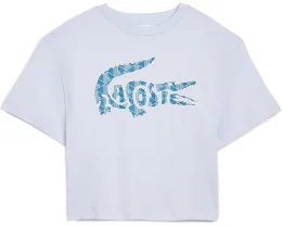Футболка Lacoste с монограммой для школьников