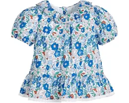 Блузка Janie and Jack с рюшами по подолу и цветочным узором