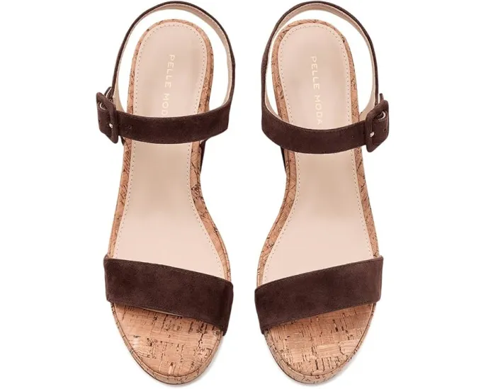 Босоножки на платформе Pelle Moda Wiltz с пробковым клином и регулируемой пряжкой