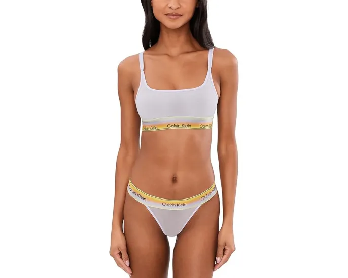 Топ бралетте Icon Mesh Unlined Calvin Klein в сетку