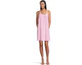 Ночная сорочка Lauren Ralph Lauren Knit Double Strap Button Neck Gown из хлопка