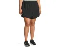 Шорты Under Armour Plus Size Fly By с эластичным поясом и карманами на молнии