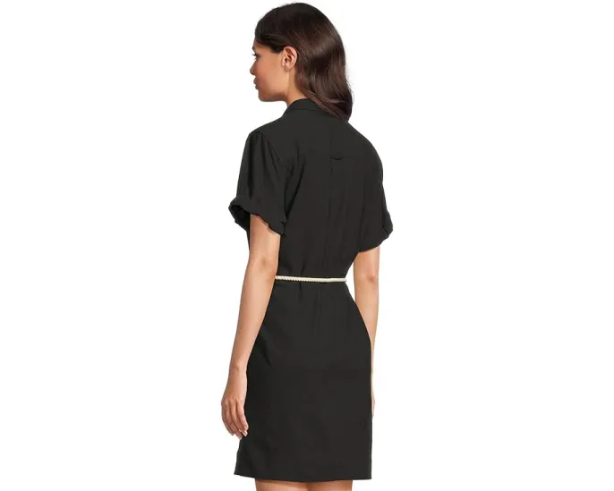 Платье-рубашка Half Placket с коротким рукавом от Lilla P