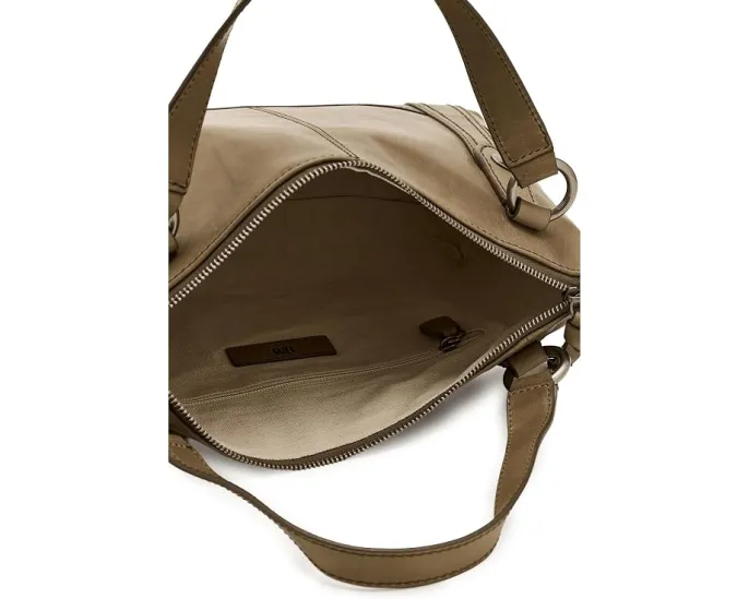 Сумка Frye Melissa Medium Satchel кремово-металлического цвета