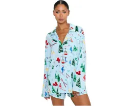 Пижамный комплект Show Me Your Mumu Favorite из мягкой шелковистой ткани