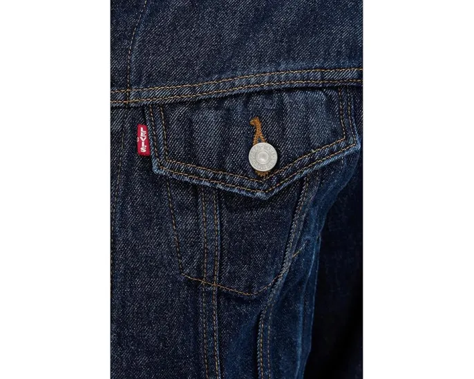 Короткая куртка-тракер Levi's Premium Shrunken 90s Trucker в винтажном стиле