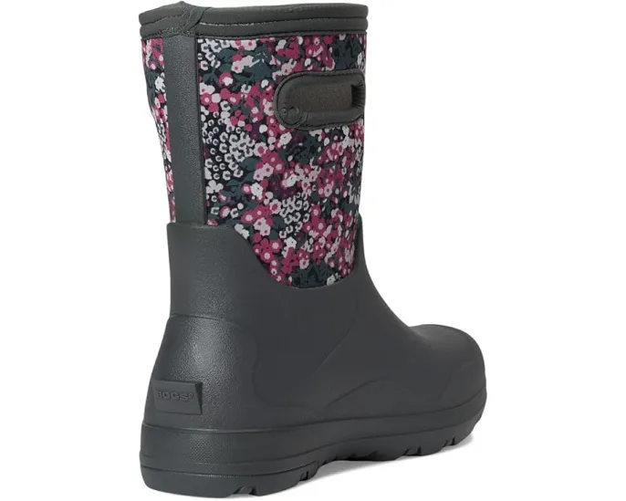 Детские сапоги Bogs Kids York Seamless с цветочным принтом и водонепроницаемой конструкцией