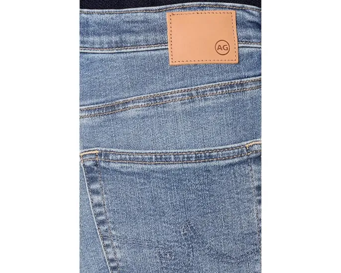 Джинсы Brinley Mid-Rise Straight Crop AG Jeans в расцветке 15 Years Bouquet