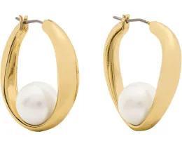 Серьги-кольца Harmony Hoops с жемчужным акцентом от Kate Spade New York