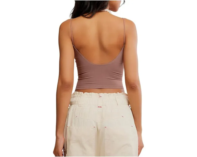 Топ Round Two Skinny Strap с глубоким V-вырезом и открытой спиной Free People
