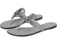 Босоножки Tory Burch Metal Miller из натуральной кожи с логотипом