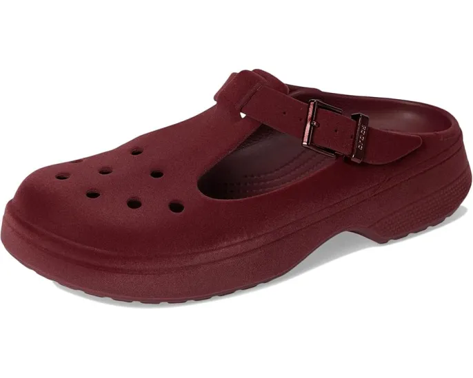 Классические сабо Crocs Mary Jane с ремешком и облачной стелькой