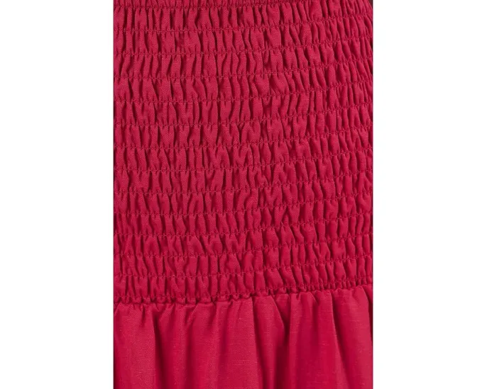 Юбка миди Seafolly Beach Edit на резинке с карманами и регулировкой