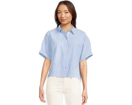 Полосатая рубашка Lilla P свободного кроя с укороченным низом