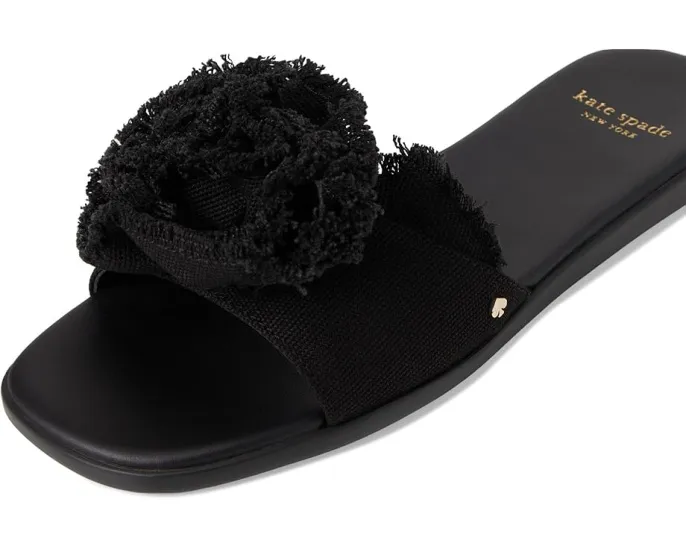 Сандалии на плоской подошве Kate Spade New York Flourish с декором в виде розы