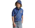 Embroidered Cotton Mesh Polo Shirt (Big Kid)