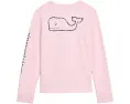 Футболка Vineyard Vines Vintage Whale с длинным рукавом Pink Drink