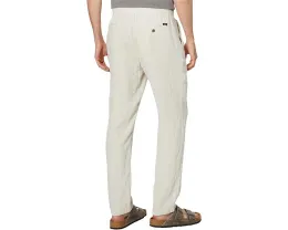 Брюки Faherty Linen Drawstring из мягкого льна с манжетами и карманами