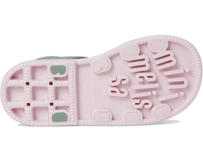 Детские сандалии Mini Melissa Hip Bloomy с цветочным декором и липучкой