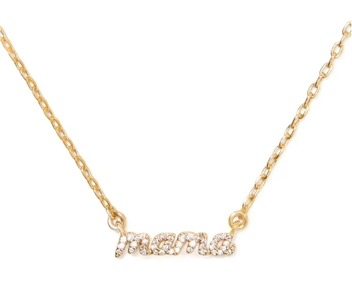 Кулон Mama Pave с россыпью цирконов от Kate Spade New York