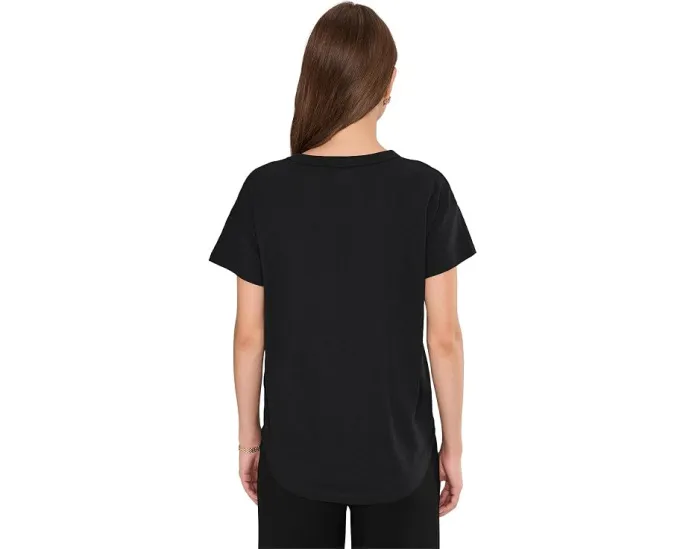 Хлопковая футболка Madewell Whisper Rib с круглым вырезом