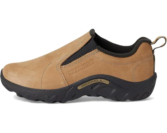 Merrell Kids Jungle Moc кожаные мокасины для детей с эластичными вставками