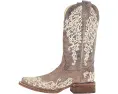 Ковбойские сапоги Corral Boots A2663 с цветочной строчкой и квадратным носком