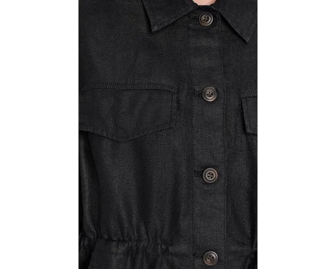 Утилитарная куртка Sun Strider из льна с карманами от Faherty