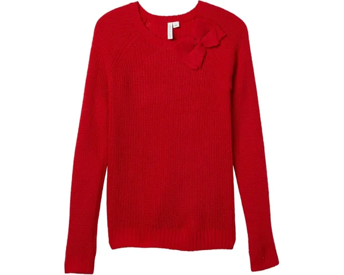 Детский свитер Janie and Jack с бантом на плече и круглой горловиной