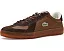 Кроссовки Lacoste Baseshot Pro из кожи и замши с полупрозрачной подошвой
