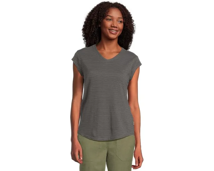 Футболка Royal Robbins Vacationer V-Neck Short Sleeve из смесовой ткани