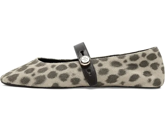 Сандалии Tory Burch Pierced Slides с перфорацией и квадратным носком