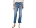 Джинсы Brinley Mid-Rise Straight Crop с прямым кроем от AG Jeans