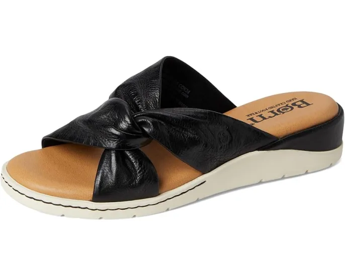 Сандалии Mya от Born с мягкой кожей и клиновидным каблуком