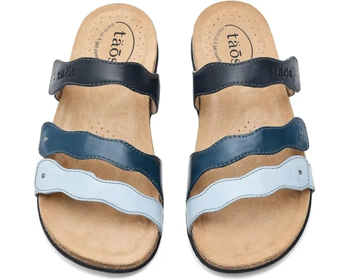 Сандалии Taos Footwear Scribble с регулируемыми ремешками и поддержкой свода стопы