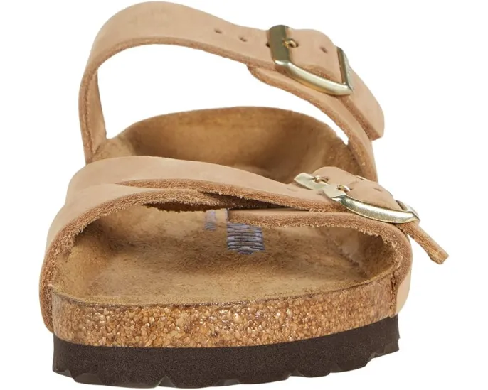 Birkenstock Franca Soft Footbed сандалии из нубука с мягкой стелькой