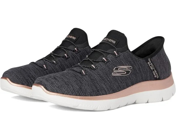 Skechers Summits Hands Free Slip-INS с фиксированными эластичными шнурками и памятью формы