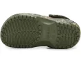 Кроксы Crocs Kids Classic Camo с камуфляжным принтом и регулируемым ремешком