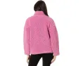 Джинсовая куртка Blank NYC Pink Sherpa с отделкой из искусственного меха