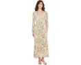 Платье-макси Vince Camuto с запахом и объемными рукавами
