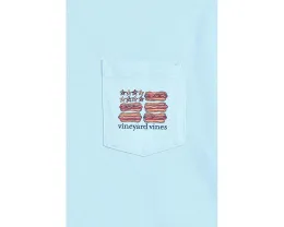 Детская футболка Vineyard Vines с хот-догом и флагом США